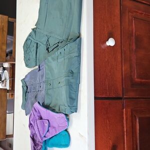 Men's Purple and Teal Outdoor Rain Jacket/Men's XL hat